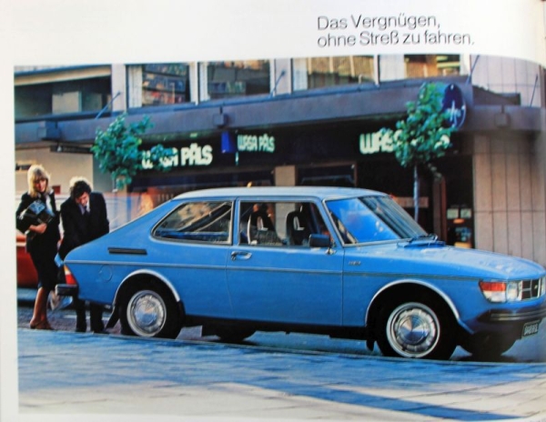 Saab 99 GL Modelprogram 1977 Carbrochure (7787)